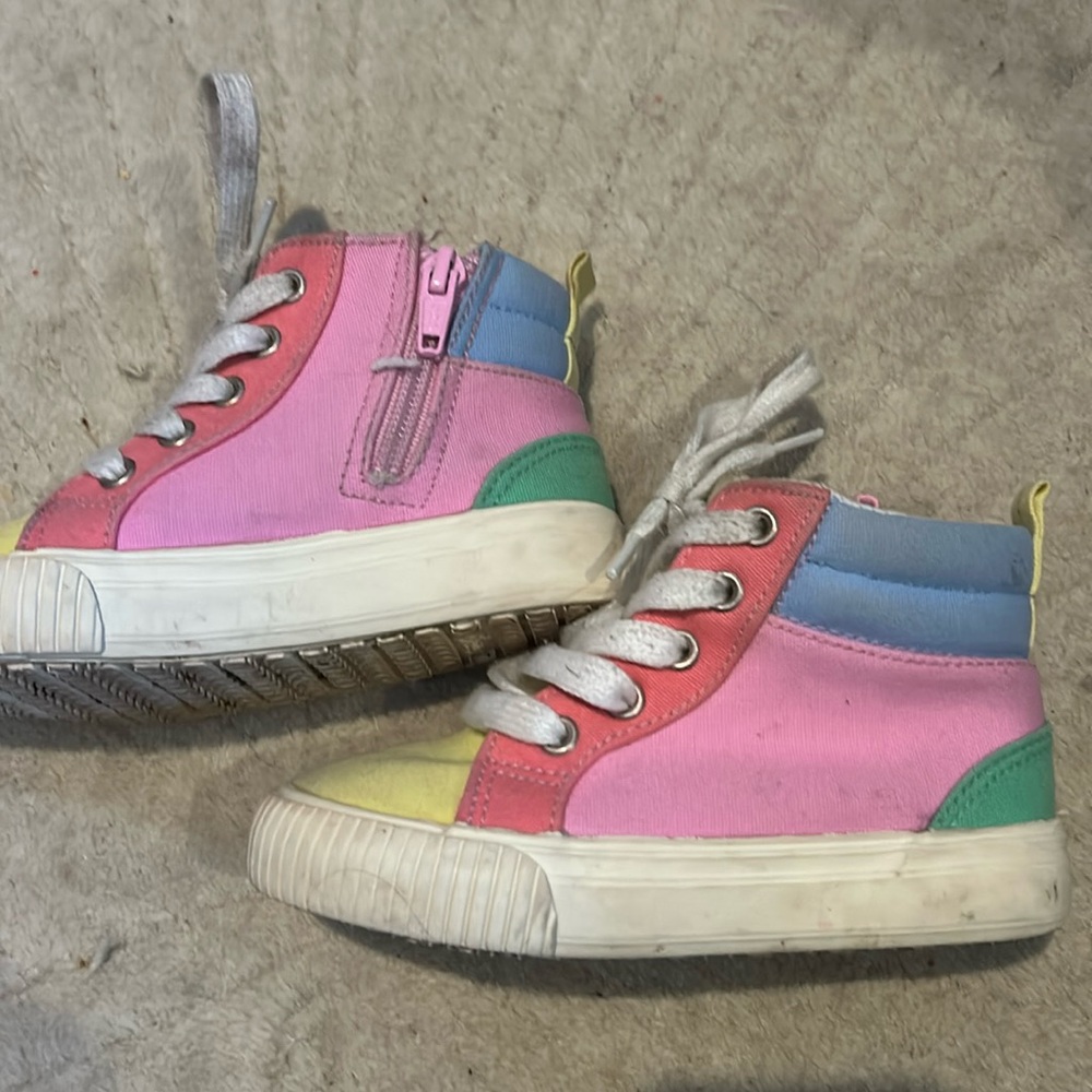 Kids rainbow sneakers